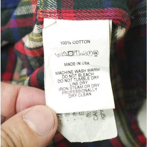 Engineered Garments エンジニアードガーメンツ 19th Century BD Shirt - Cotton Flannel Plaid コットンフランネル チェックBDシャツ XS |  | 06