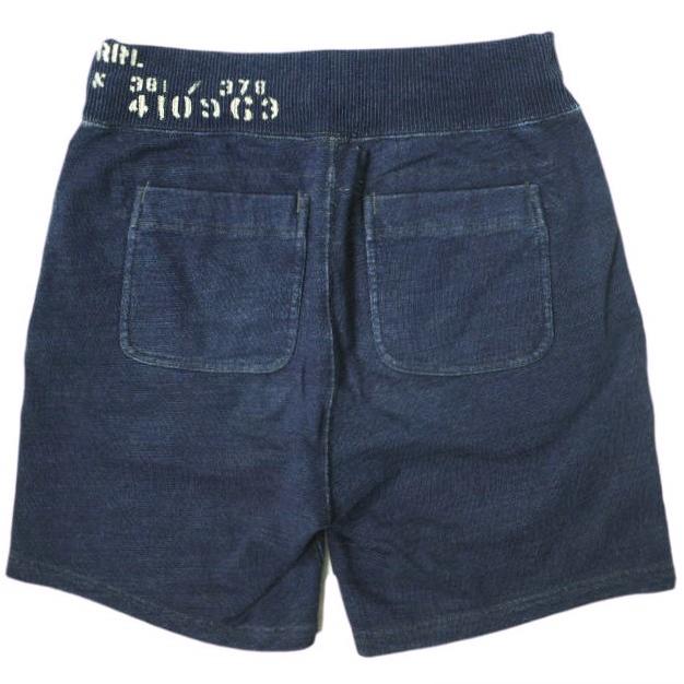 RRL ダブルアールエル INDIGO DYE SWEAT SHORTS インディゴ染め スウェットショーツ XS ネイビー Double RL ショートパンツ g18366 |  | 01
