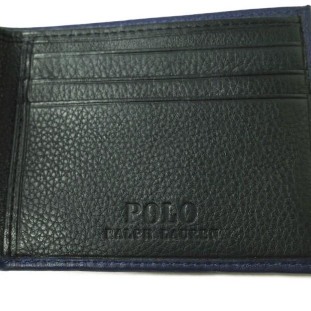 新品 POLO RALPH LAUREN ポロ・ラルフローレン Leather Billfold 新品 POLO RALPH LAUREN ポロ・ラルフローレン Leather Billfold