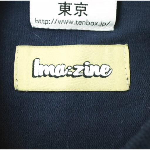10匣 TENBOX x IMA:ZINE テンボックス イマジン 別注 11匣 T-SHIRT グラフィックロゴプリントシャツ L ネイビー 半袖 トップス【中古】【10匣 TENBOX × IMA:ZINE】 10匣 TENBOX x IMA:ZINE テンボックス イマジン 別注 11匣 T-SHIRT