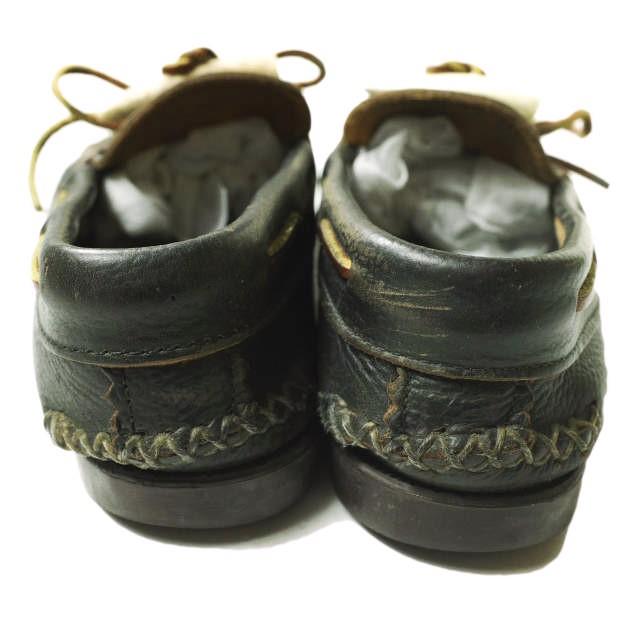 YUKETEN ユケテン Antler Moccasin アントラーモカシン W7(23.5-24cm) ブラック レザー スリッポン ツノ シューズ g18468 |  | 03