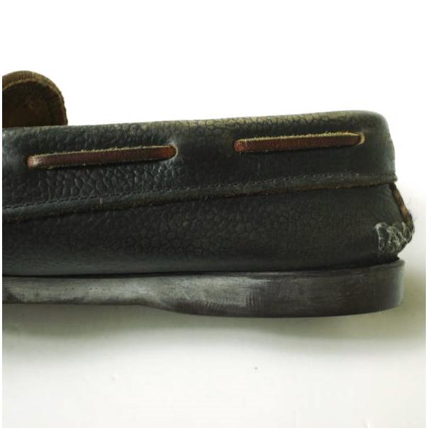 YUKETEN ユケテン Antler Moccasin アントラーモカシン W7(23.5-24cm) ブラック レザー スリッポン ツノ シューズ g18468 |  | 07