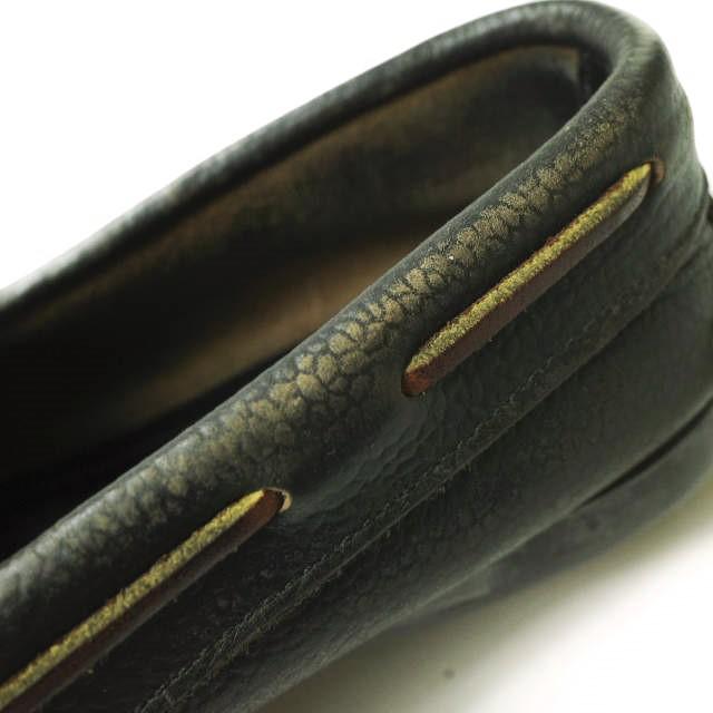 YUKETEN ユケテン Antler Moccasin アントラーモカシン W7(23.5-24cm) ブラック レザー スリッポン ツノ シューズ g18468 |  | 08