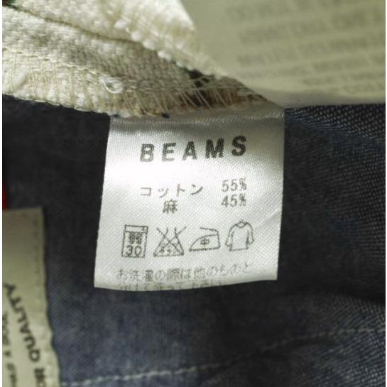 MONITALY モニタリー アメリカ製 フラッグプリント コットンリネンショーツ 13-25-0019-766 30 オフホワイト ショートパンツ g18478 |  | 07