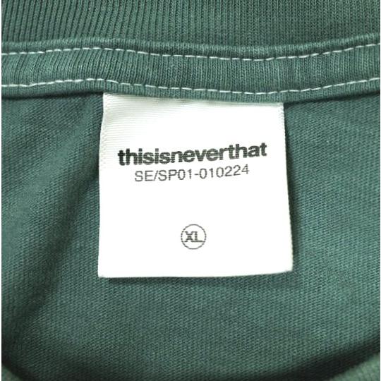 thisisneverthat ディスイズネバーザット Striped Tiedye L/S T-SHIRTS タイダイ柄ボーダーロングスリーブTシャツ XL グリーン 長袖 g18487 |  | 06