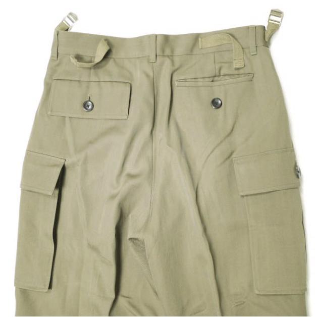 th products ティーエイチプロダクツ 20AW 日本製 CARGO PANTS ウールギャバジン カーゴパンツ 2002-P08-M202 46 KHAKI 2タック スラックス |  | 04