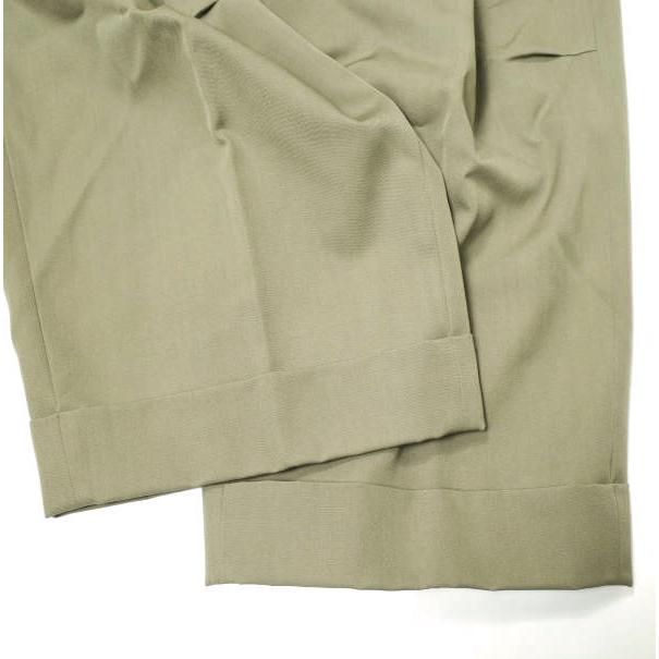 th products ティーエイチプロダクツ 20AW 日本製 CARGO PANTS ウールギャバジン カーゴパンツ 2002-P08-M202 46 KHAKI 2タック スラックス |  | 05