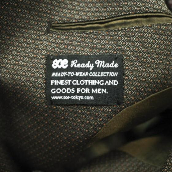 soe ソーイ 日本製 2B Tailored Jacket 2ボタンテーラードジャケット 1131-40-804 2 BROWN アウター g18503 |  | 06