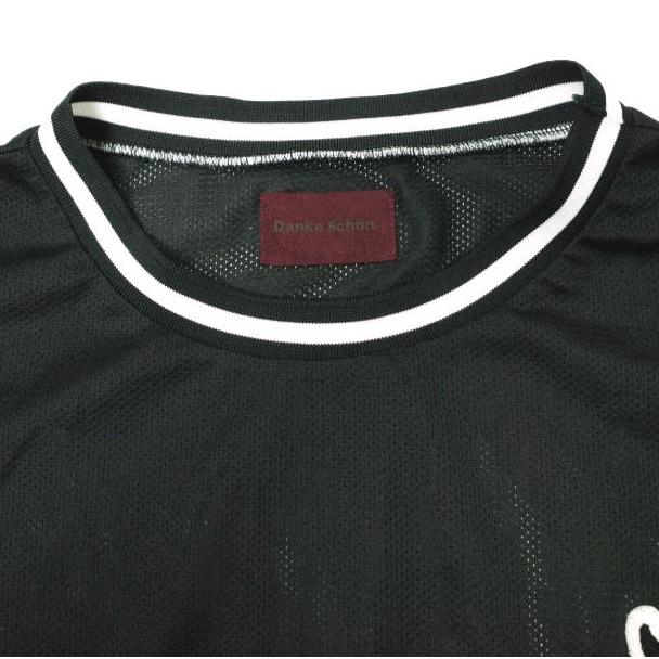 Danke Schon ダンケシェーン MESH TEE オーバーサイズ メッシュTシャツ 17S-CSS238-DS Free ブラック 半袖 ロゴ トップス g18535 |  | 03