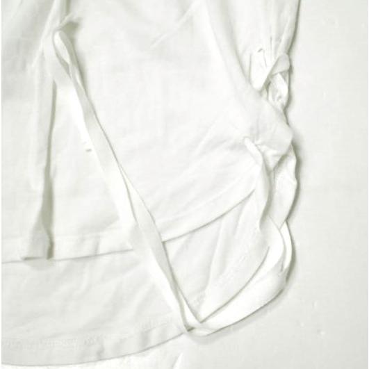 Danke Schon ダンケシェーン サイドコード オーバーサイズTシャツ 19S-CSS104-DS Free ホワイト 半袖 トップス g18547 |  | 05