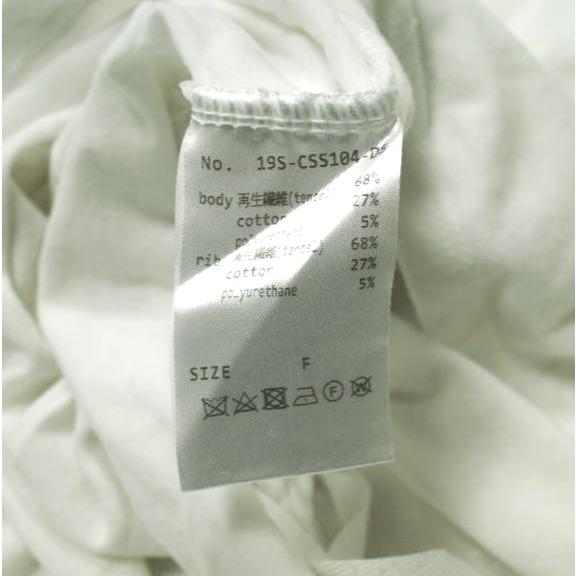 Danke Schon ダンケシェーン サイドコード オーバーサイズTシャツ 19S-CSS104-DS Free ホワイト 半袖 トップス g18547 |  | 07