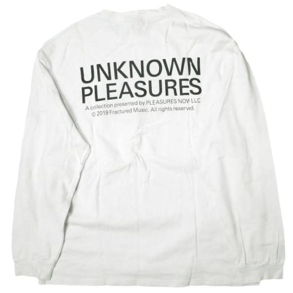 PLEASURES x JOY DIVISION プレジャーズ ジョイディビジョン 1stアルバム Unknown Plesures 波形デザイン ロングスリーブTシャツ XL WHITE |  | 01