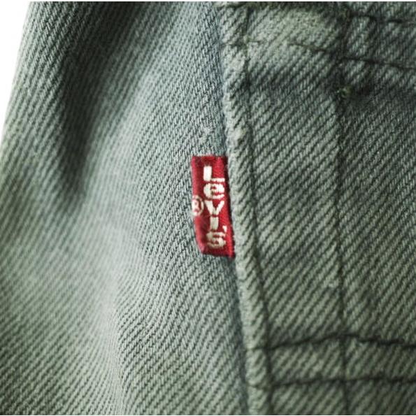 Levi's リーバイス アメリカ製 90s 501 ドッキングリメイクデニムパンツ 501-0127 W33 BLACK＆WHITE ヴィンテージ ボタン裏546 MADE IN USA |  | 08