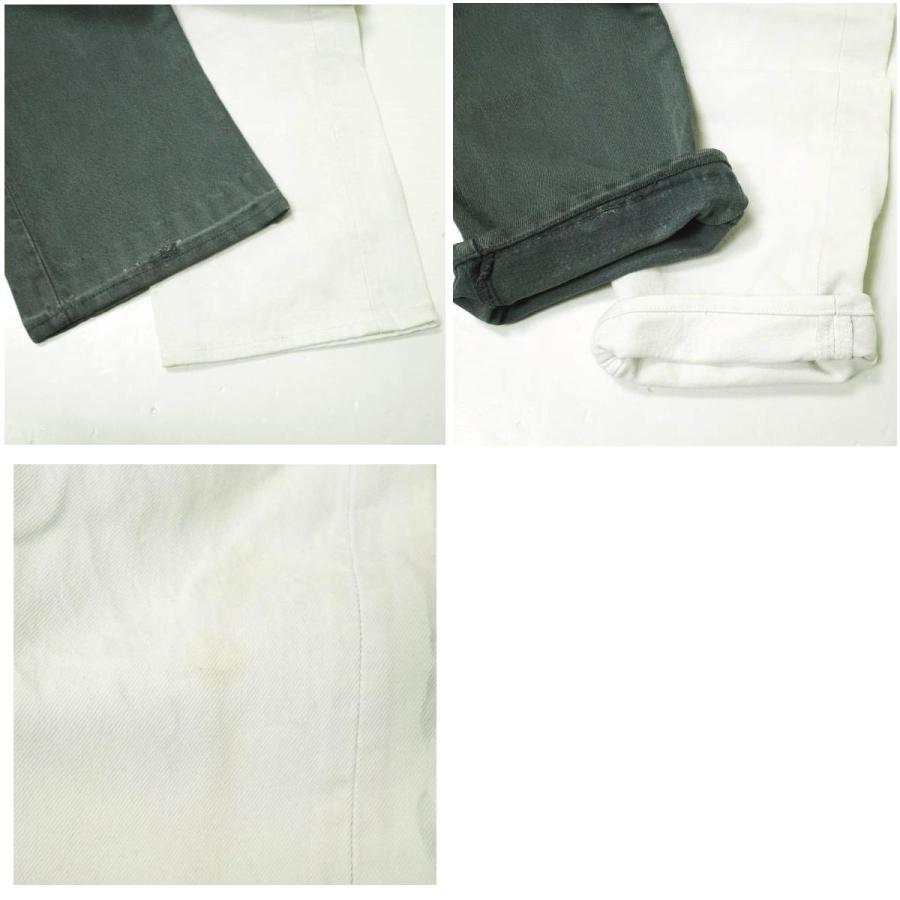 Levi's リーバイス アメリカ製 90s 501 ドッキングリメイクデニムパンツ 501-0127 W33 BLACK＆WHITE ヴィンテージ ボタン裏546 MADE IN USA |  | 09