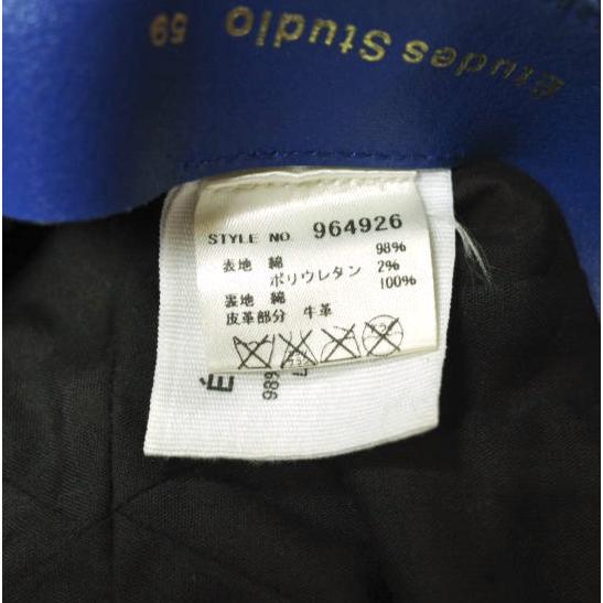 Etudes Studios エチュードスタジオ ポルトガル製 ロゴ刺繍 コットンツイルバケットハット 59 オレンジ 帽子 g18602 |  | 08