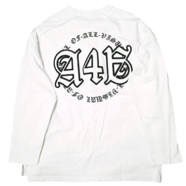 A4A エーフォーエー STUDIUM LST スタジアムロングスリーブTシャツ 2022A4A1 L WHITE 長袖 LHP トップス g18603 | 