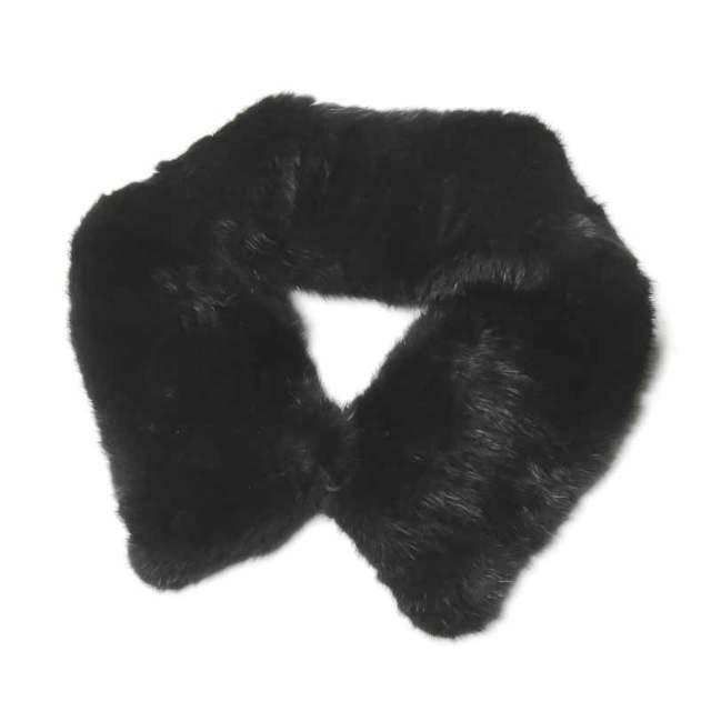 ヤングアンドオルセン YOUNG&OLSEN MINK YARN FUR COLLAR ミンクヤーンファーカラー YO1703-GD014 ブラック マフラー 付け襟 |  | 01