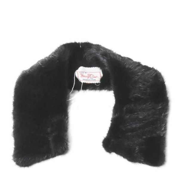 ヤングアンドオルセン YOUNG&OLSEN MINK YARN FUR COLLAR ミンクヤーンファーカラー YO1703-GD014 ブラック マフラー 付け襟 |  | 02