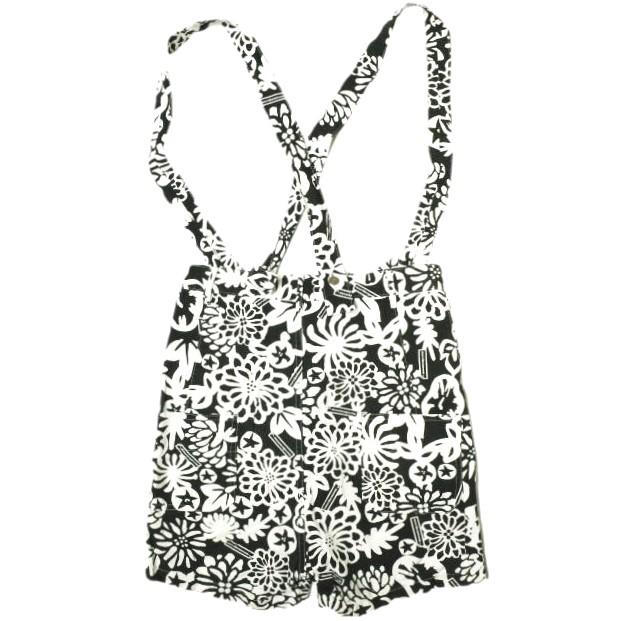 mercibeaucoup. メルシーボークー 日本製 フラワープリントサロペットショーツ MB81FF798 3 BLACK/WHITE ショートパンツ ボトムス g18634 |  | 01