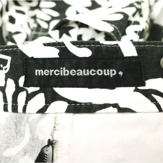 mercibeaucoup. メルシーボークー 日本製 フラワープリントサロペットショーツ MB81FF798 3 BLACK/WHITE ショートパンツ ボトムス g18634 |  | 02