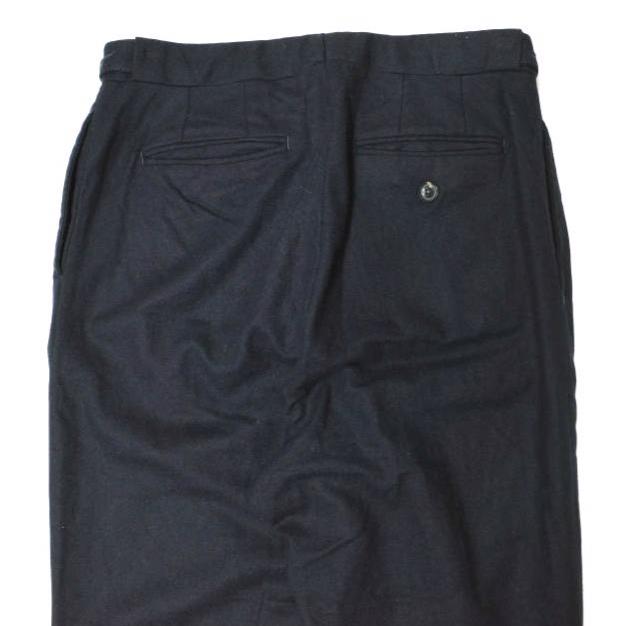 UMIT BENAN ウミットベナン イタリア製 ウール2タックテーパードトラウザーズ CL60 48 ネイビー ワイド パンツ スラックス サルエル g18637 |  | 04