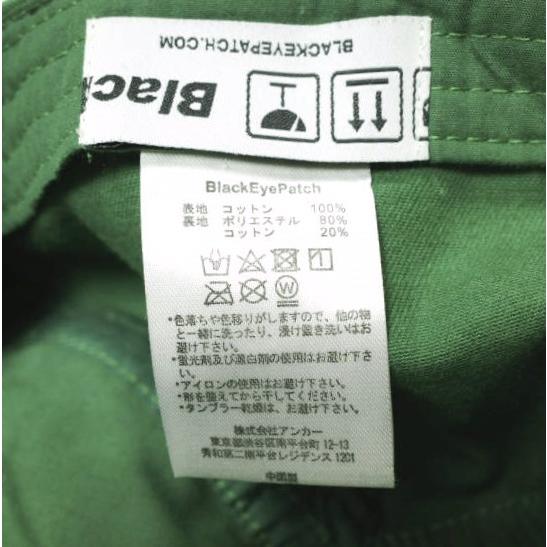 BLACK EYE PATCH ブラックアイパッチ B LOGO 6PANEL CAP ロゴ刺繍コットンツイル6パネルキャップ Free グリーン ベースボール 帽子 g18645 |  | 07