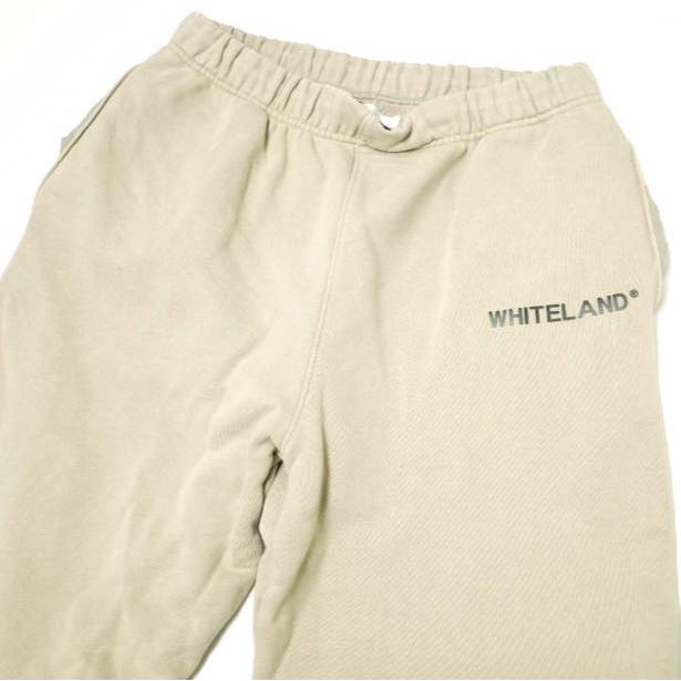 WHITELAND ホワイトランド 21SS ロゴプリント スウェットパンツ 21S-PTL376-WL Free BEIGE LHP イージー ボトムス g18652 |  | 04