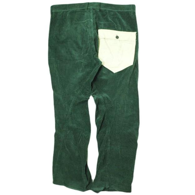 RIM SHOT リムショット 日本製 立体裁断 コーデュロイパンツ L Green ボタンフライ ボトムス g18669 |  | 01