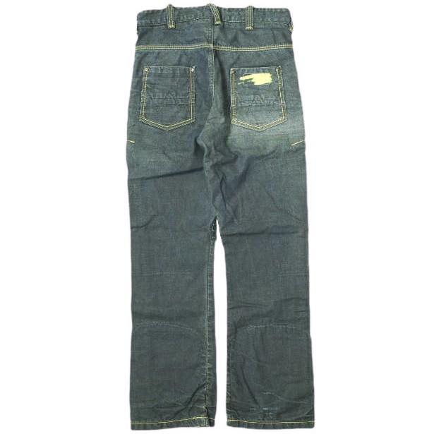 Wrangler ラングラー B.Y 03 イエローステッチ コーティングデニムパンツ 29 Indigo ジーンズ ボタンフライ ボトムス g18673 |  | 01