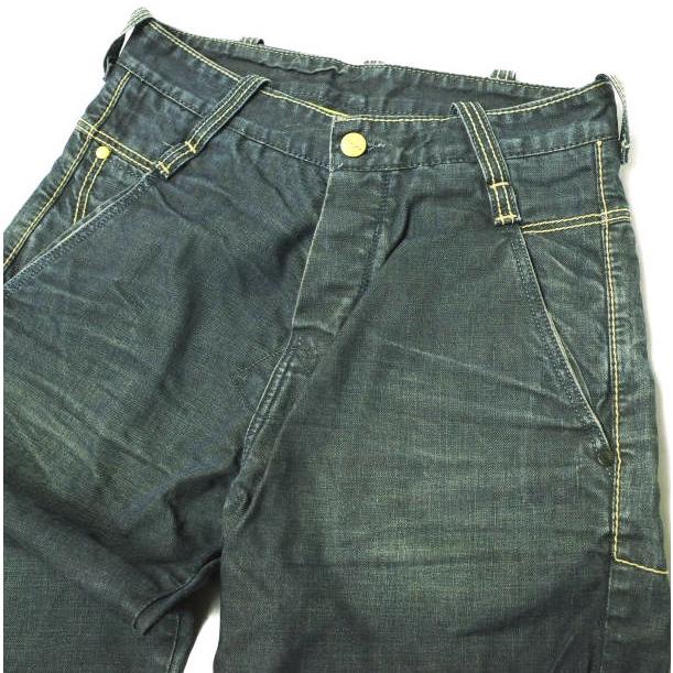 Wrangler ラングラー B.Y 03 イエローステッチ コーティングデニムパンツ 29 Indigo ジーンズ ボタンフライ ボトムス g18673 |  | 02