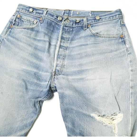Levi's リーバイス メキシコ製 90s 501XX ダメージ加工デニムパンツ