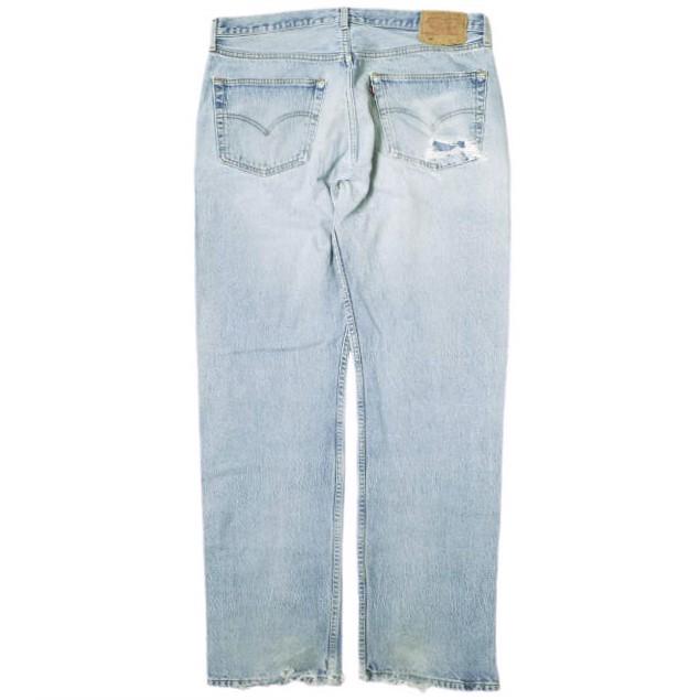Levi's リーバイス メキシコ製 00s 501 ダメージ加工デニム