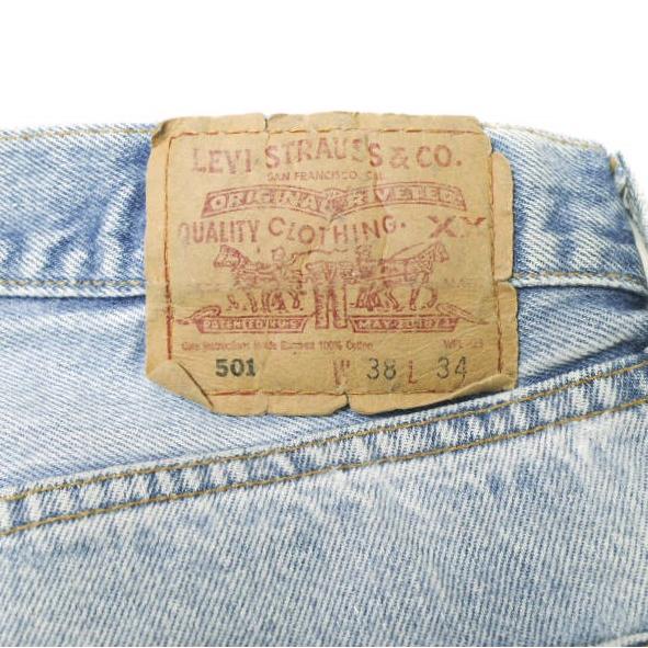Levi's リーバイス メキシコ製 00s 501 ダメージ加工デニムパンツ