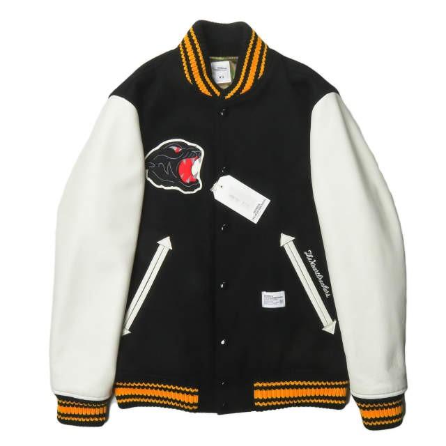 ベドウィン BEDWIN & THE HEARTBREAKERS AWARD JACKET「JERRY」 アワードジャケット 16AB5413 2 ホワイト スタジアムジャンパー 袖レザー スタジャン | 