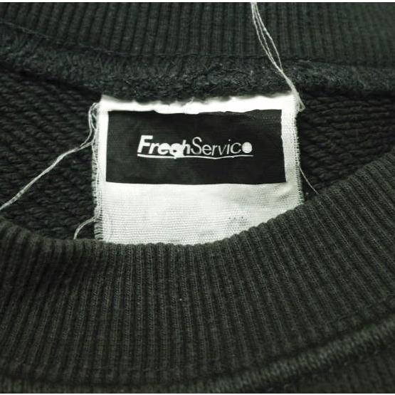 Fresh Service フレッシュサービス HEAVY OZ CREW NECK SWEAT ヘビーオンス クルーネックスウェット FSW-21-SW_76 S ブラック トレーナー 裏毛 トップス【中古】【Fresh Service】 FreshService HEAVY OZ CREW NECK SWEAT – NCNR ONLINE STORE