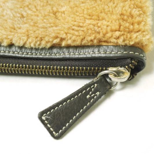 MASSIMO マッシモ イタリア製 ボアクラッチバッグ ベージュ ユニセックス カバン g18686 |  | 05