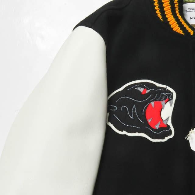 ベドウィン BEDWIN & THE HEARTBREAKERS AWARD JACKET「JERRY」 アワードジャケット 16AB5413 2 ホワイト スタジアムジャンパー 袖レザー スタジャン |  | 06