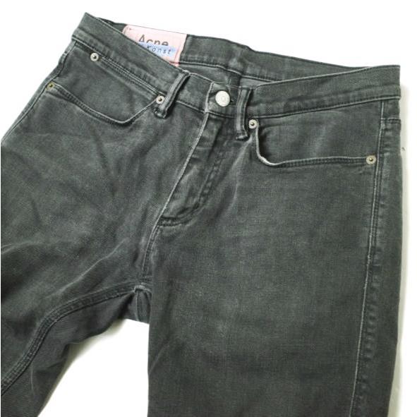 Acne Studios Bla Konst アクネ ストゥディオズ ブロコンスト イタリア製 5ポケットスキニーデニムパンツ 28 BLACK テーパード ジーンズ |  | 03