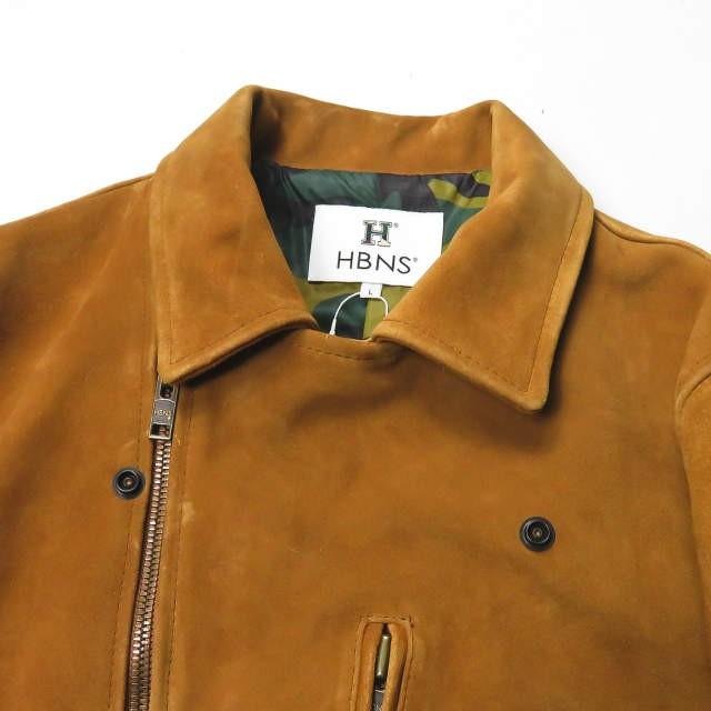 HBNS ハバノス　ライダースジャケット　レザージャケット HBNS ハバノス ライダースジャケット レザージャケット HBNS