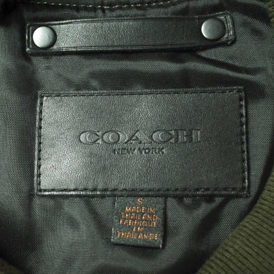 COACH コーチ MA-1 JACKET ナイロンフライトジャケット 86063 B75 S OLIVE アウター g18760 |  | 02
