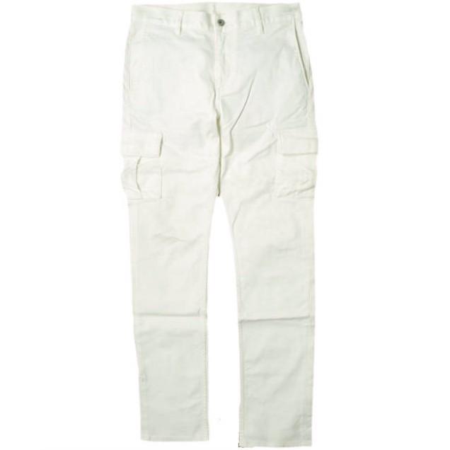 BEAUTY＆YOUTH UNITED ARROWS ビューティーアンドユース ジャーマンストレッチカーゴパンツ 1214-199-7700 M オフホワイト スリム g18787 | 