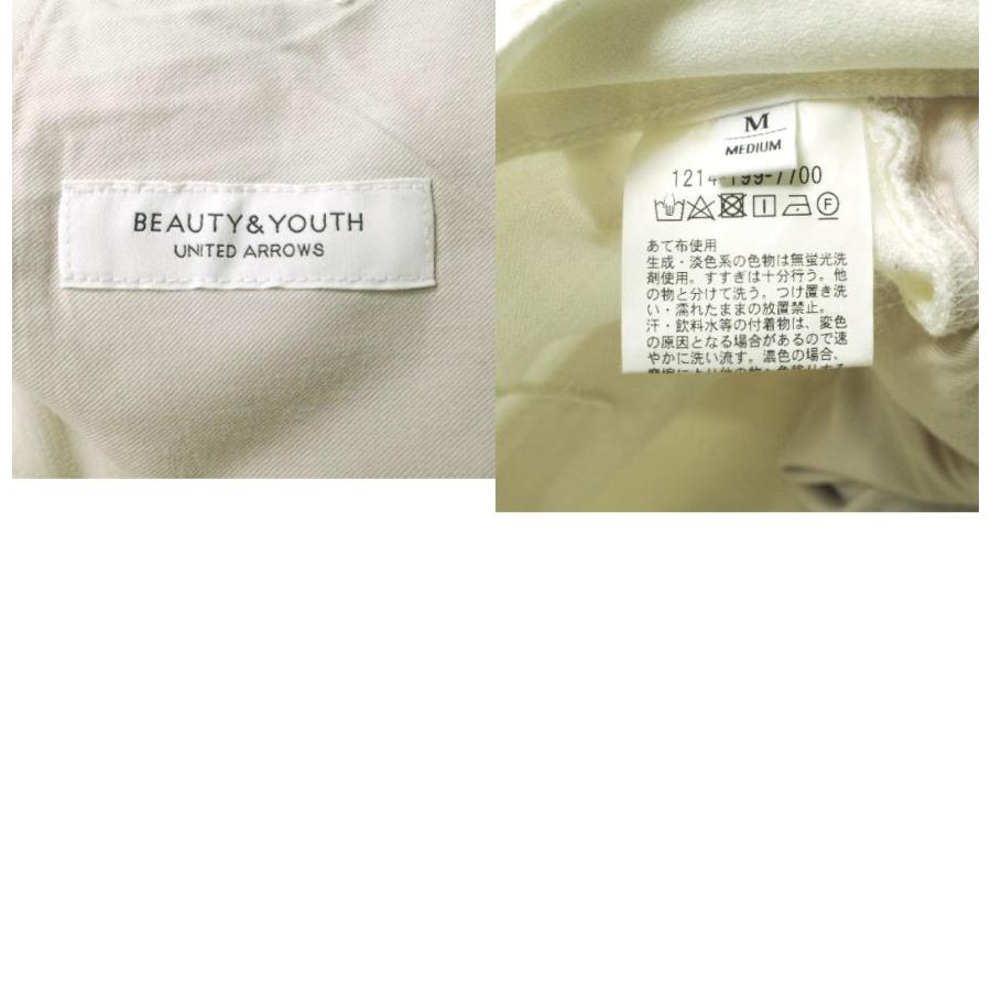 BEAUTY＆YOUTH UNITED ARROWS ビューティーアンドユース ジャーマンストレッチカーゴパンツ 1214-199-7700 M オフホワイト スリム g18787 |  | 09