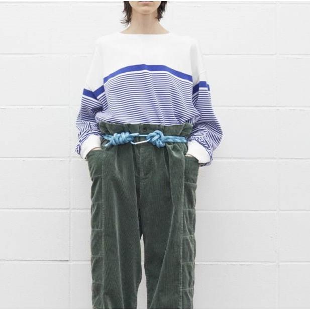 UNUSED アンユーズド 20AW 日本製 Panel Border Long Sleeve T-shirt パネルボーダーロングスリーブTシャツ US1904 1 WHITE×BLUE g18807 |  | 02