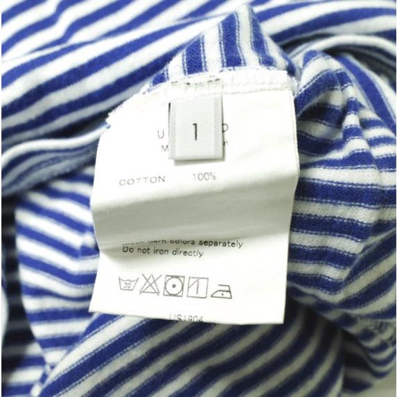 UNUSED アンユーズド 20AW 日本製 Panel Border Long Sleeve T-shirt パネルボーダーロングスリーブTシャツ US1904 1 WHITE×BLUE g18807 |  | 07