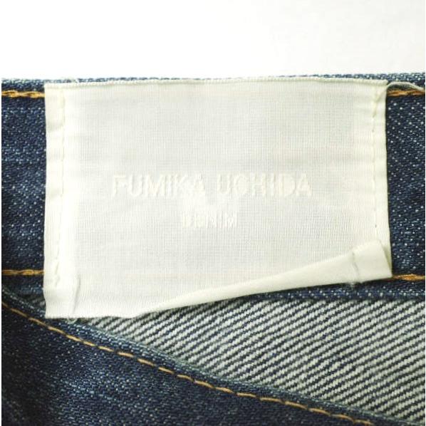 FUMIKA＿UCHIDA フミカウチダ HIGH WAIST DENIM SLIM PANTS Made by KAPITAL ハイウエストカットオフデニムスリムパンツ FU-A-048 25 |  | 07