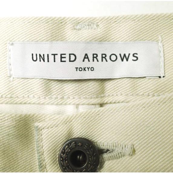 UNITED ARROWS ユナイテッドアローズ 日本製 センタークリース スリム5ポケットパンツ 1114-299-7268 M ベージュ ボトムス g18838 |  | 03