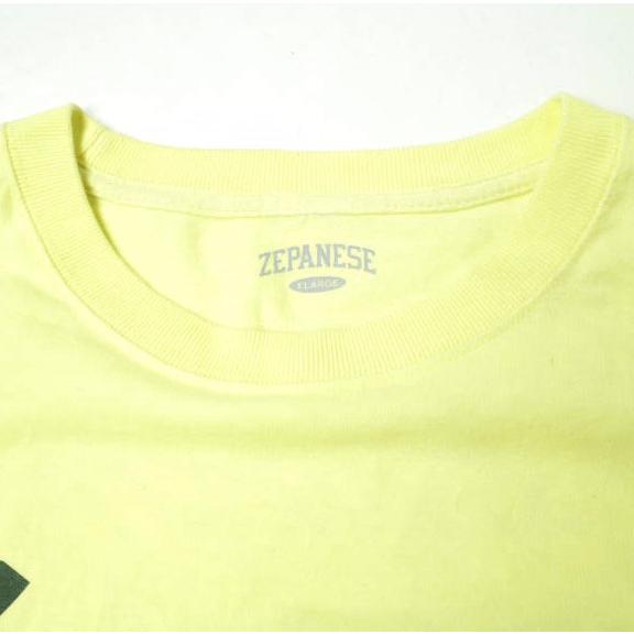 Zepanese Club ゼパニーズクラブ Snake Logo Crew S/S Tee スネークロゴプリントクルーネックTシャツ XL イエロー IMA:ZINE Verdy g18846 |  | 03
