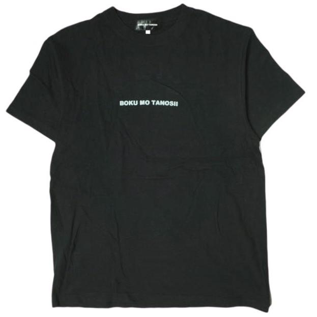 BOKU MO TANOSII ボクモタノシイ 発砲プリントロゴTシャツ 3 ブラック BOKU HA TANOSII IMA:ZINE モンゴリアンチョップス トップス g18849 | 