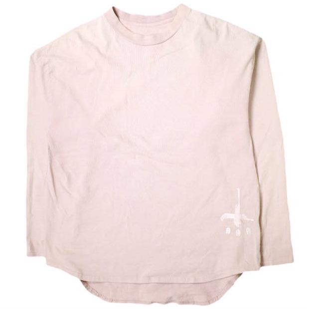 cvtvlist カタリスト 日本製 PRINT L/S TEE プリントロングスリーブTシャツ 2 ピンク 長袖 CTLS FLASH ロゴ トップス g18880 | 