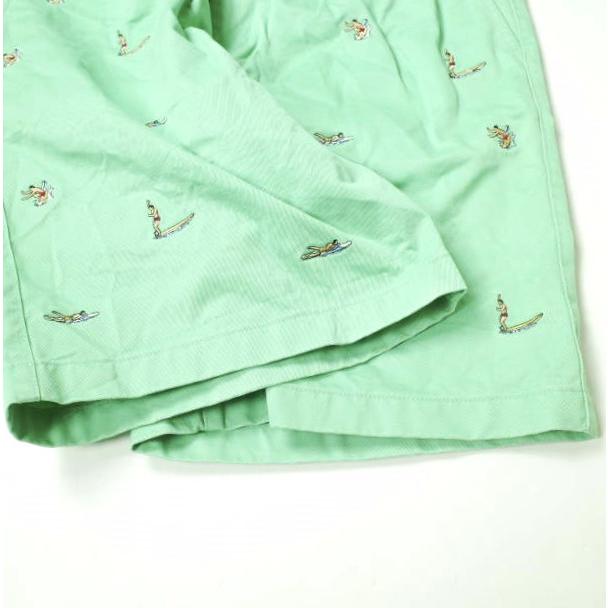 J.CREW x BEAMS PLUS ジェイクルー ビームスプラス 24SS 別注 SHORTS サーファー ミキ・ドラ 2プリーツショーツ 38-25-0143-380 30 GREEN |  | 06